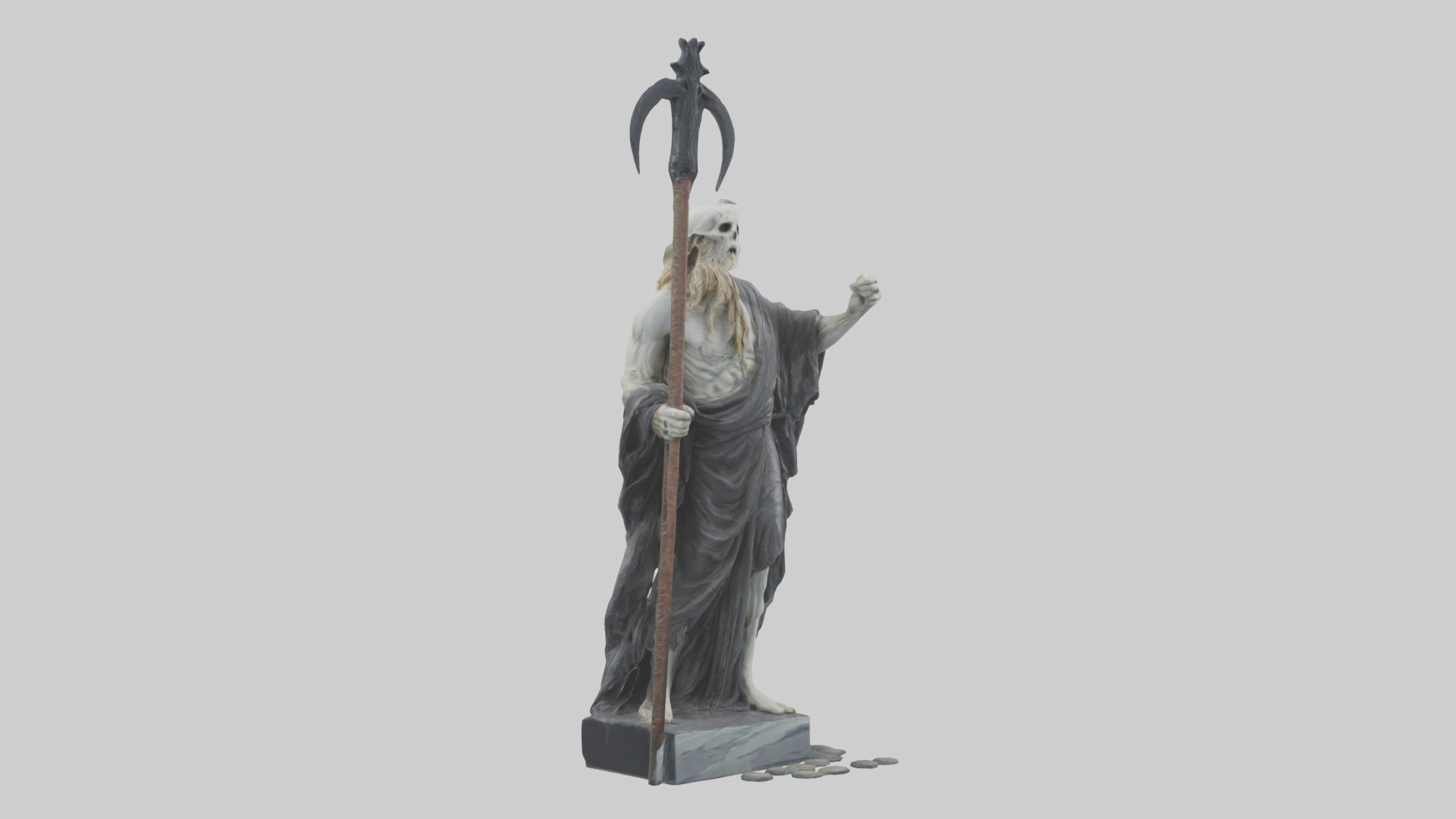 Charon statue model 3D model_7