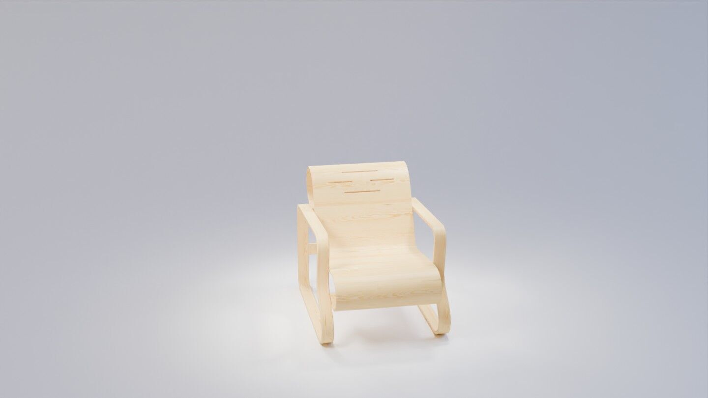 Chair and Stool 3D Model Pack Realistic and Optimized Assets Low-poly 3D model_8
