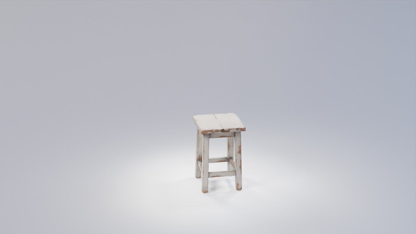 Chair and Stool 3D Model Pack Realistic and Optimized Assets Low-poly 3D model_30