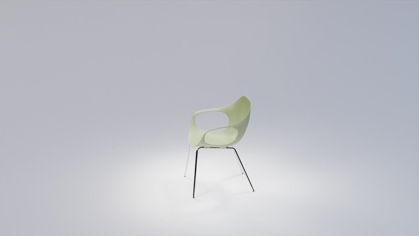 Chair and Stool 3D Model Pack Realistic and Optimized Assets Low-poly 3D model_9