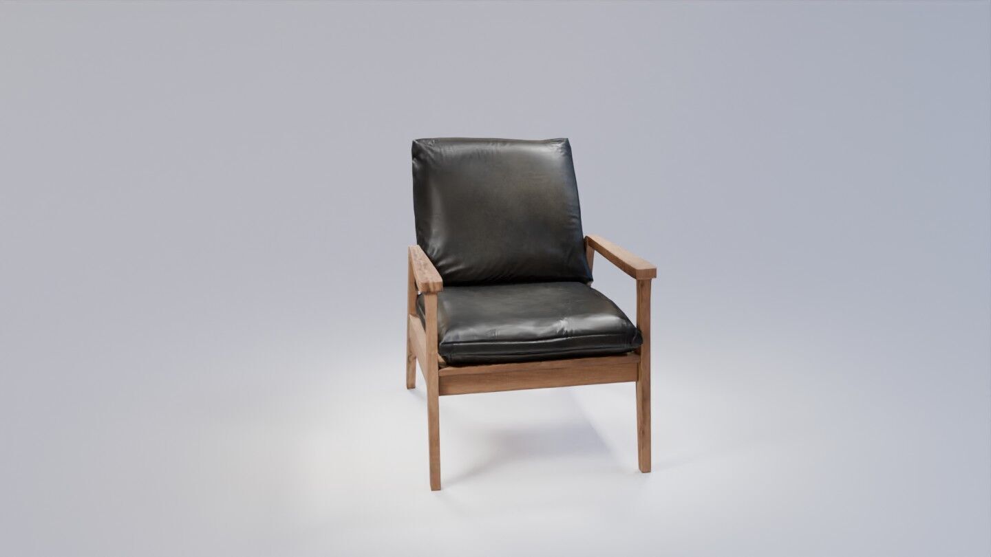 Chair and Stool 3D Model Pack Realistic and Optimized Assets Low-poly 3D model_25