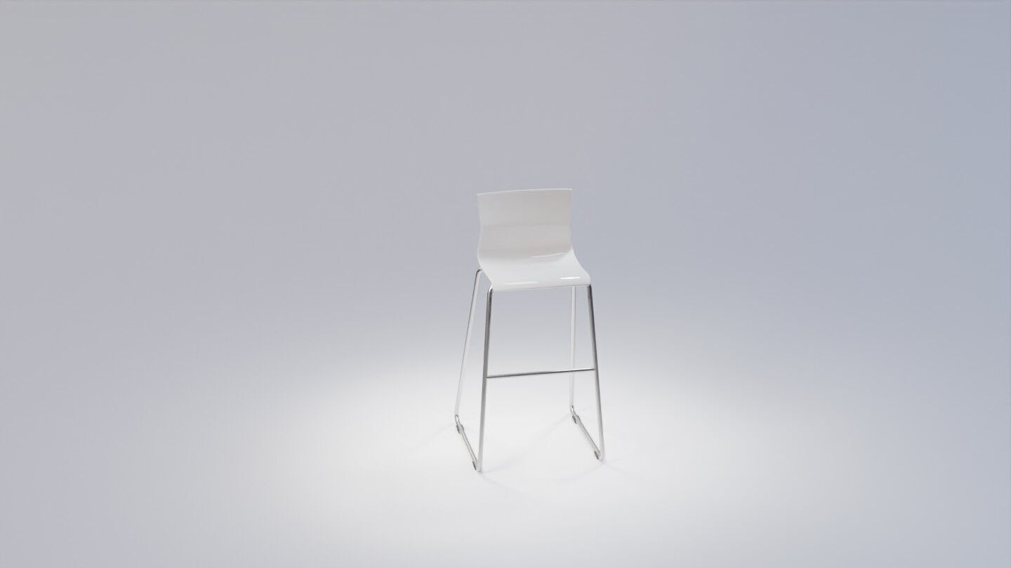 Chair and Stool 3D Model Pack Realistic and Optimized Assets Low-poly 3D model_18