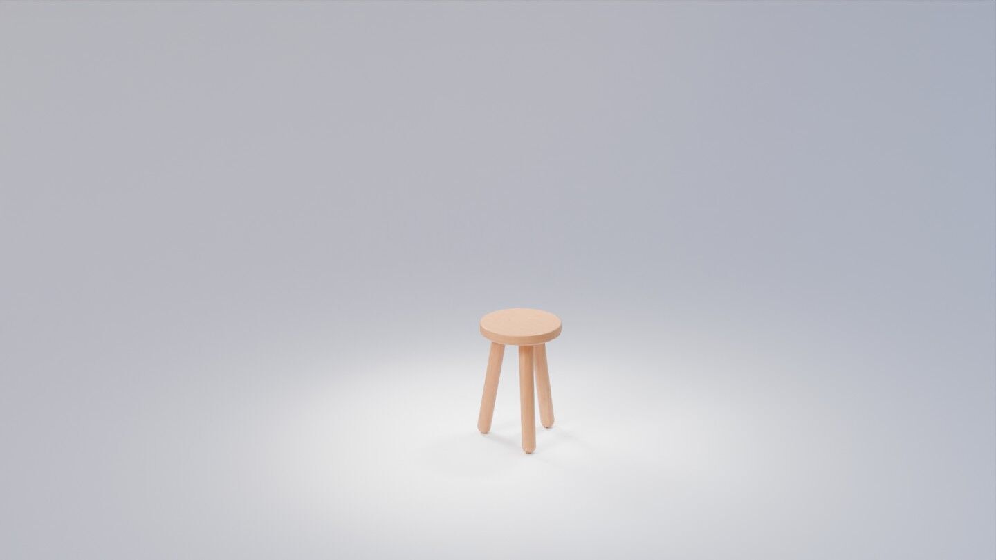 Chair and Stool 3D Model Pack Realistic and Optimized Assets Low-poly 3D model_10