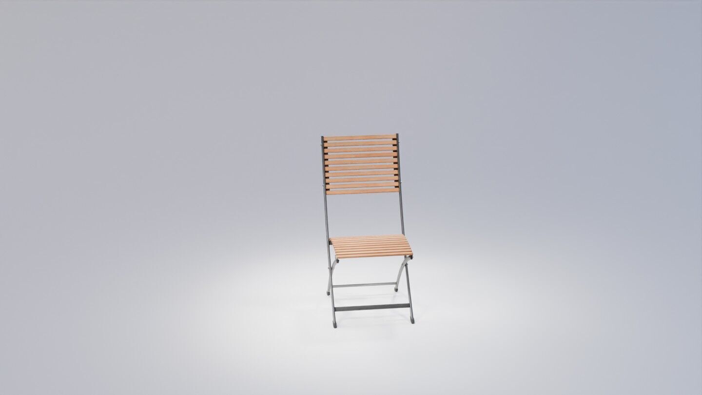 Chair and Stool 3D Model Pack Realistic and Optimized Assets Low-poly 3D model_26