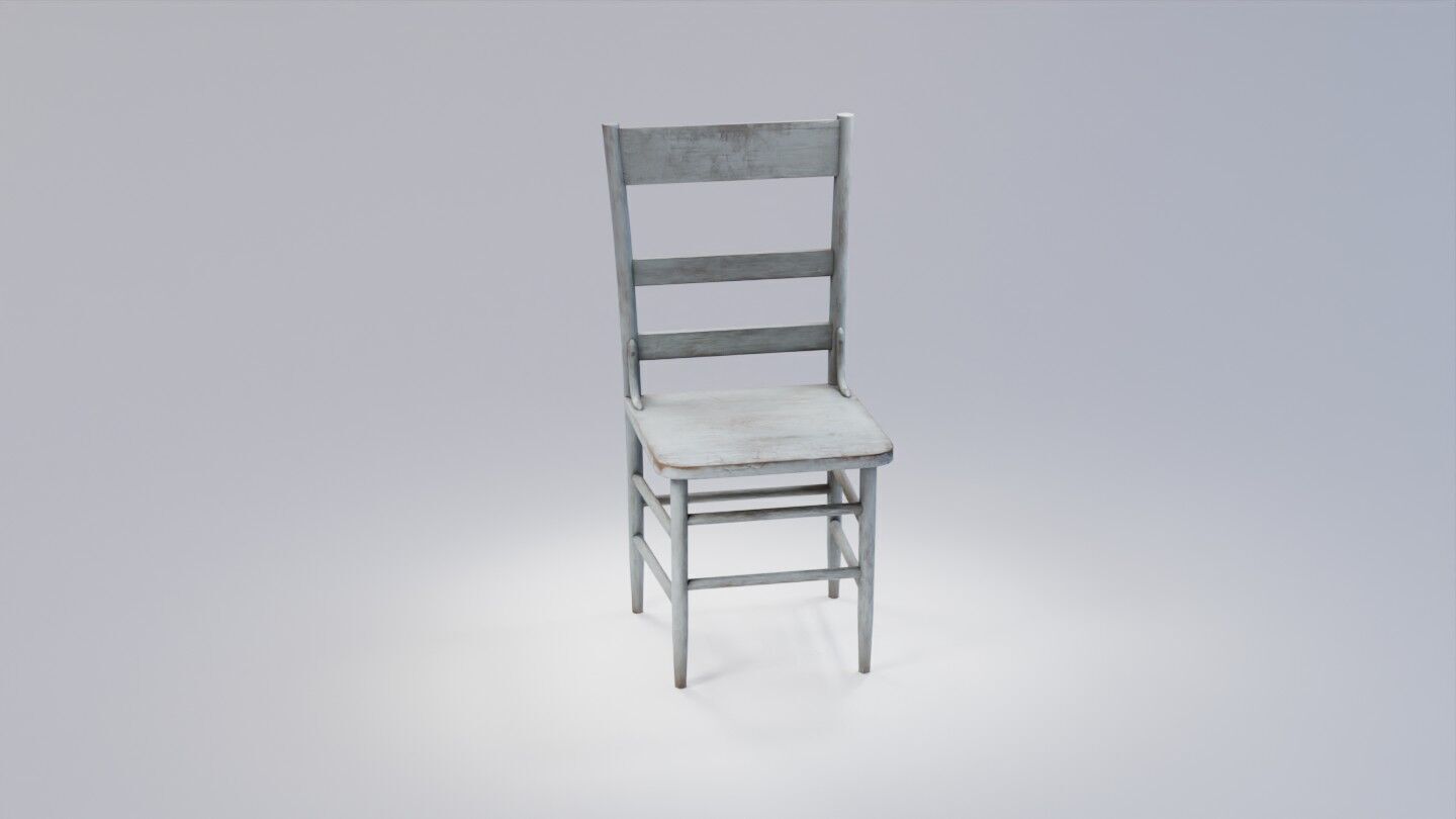 Chair and Stool 3D Model Pack Realistic and Optimized Assets Low-poly 3D model_29