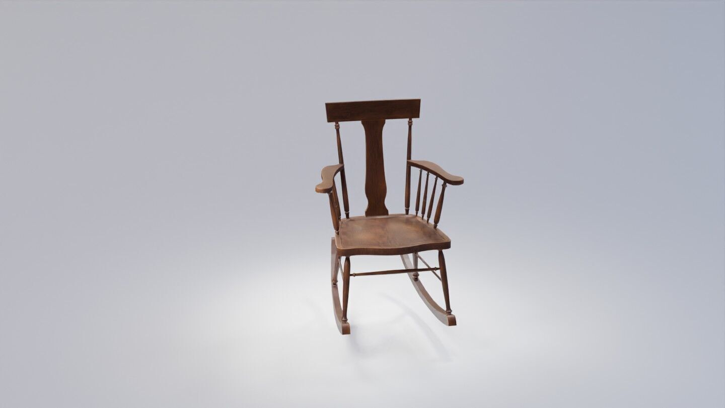 Chair and Stool 3D Model Pack Realistic and Optimized Assets Low-poly 3D model_20