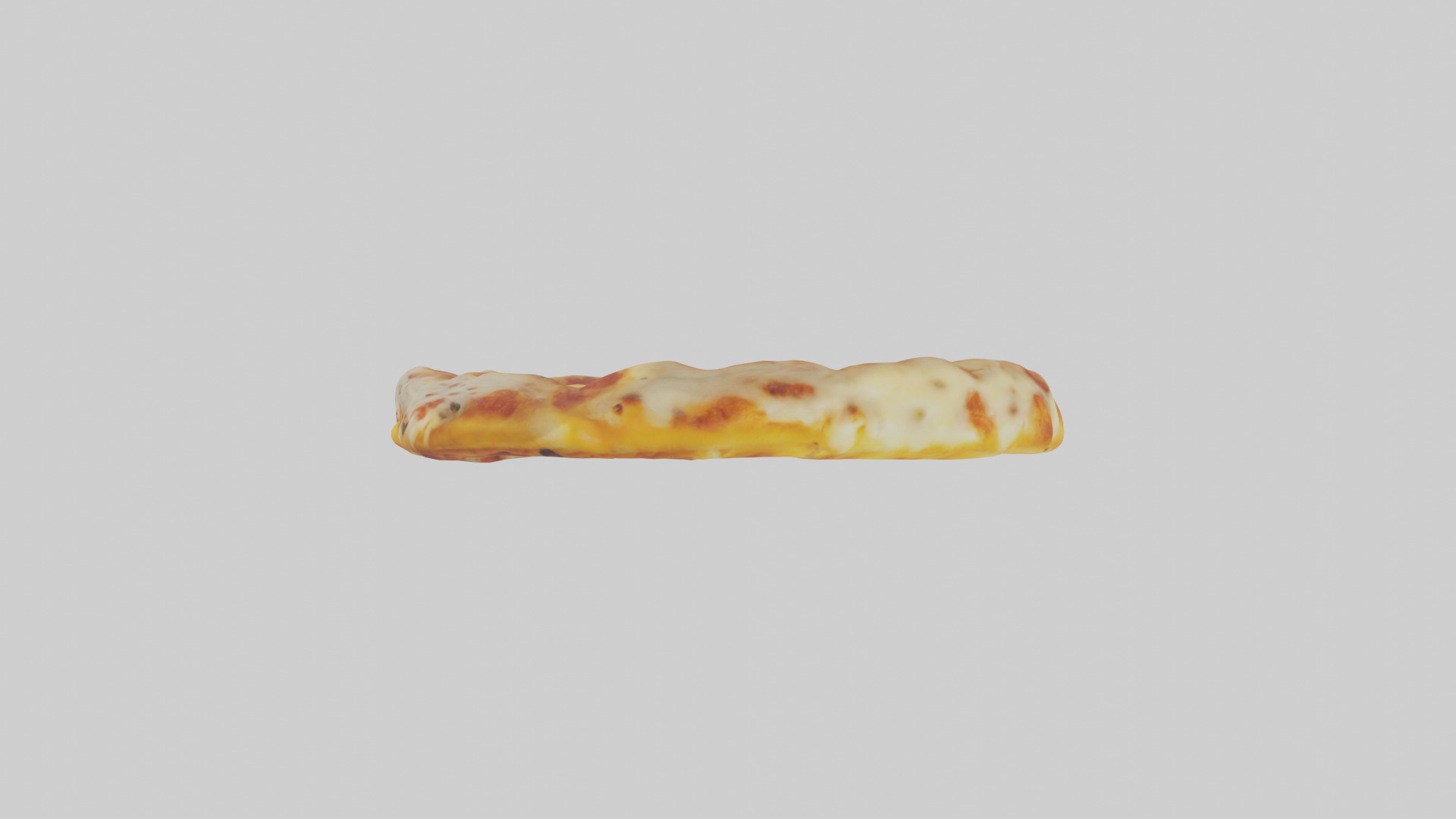 Cheese pizza model 3D model_12