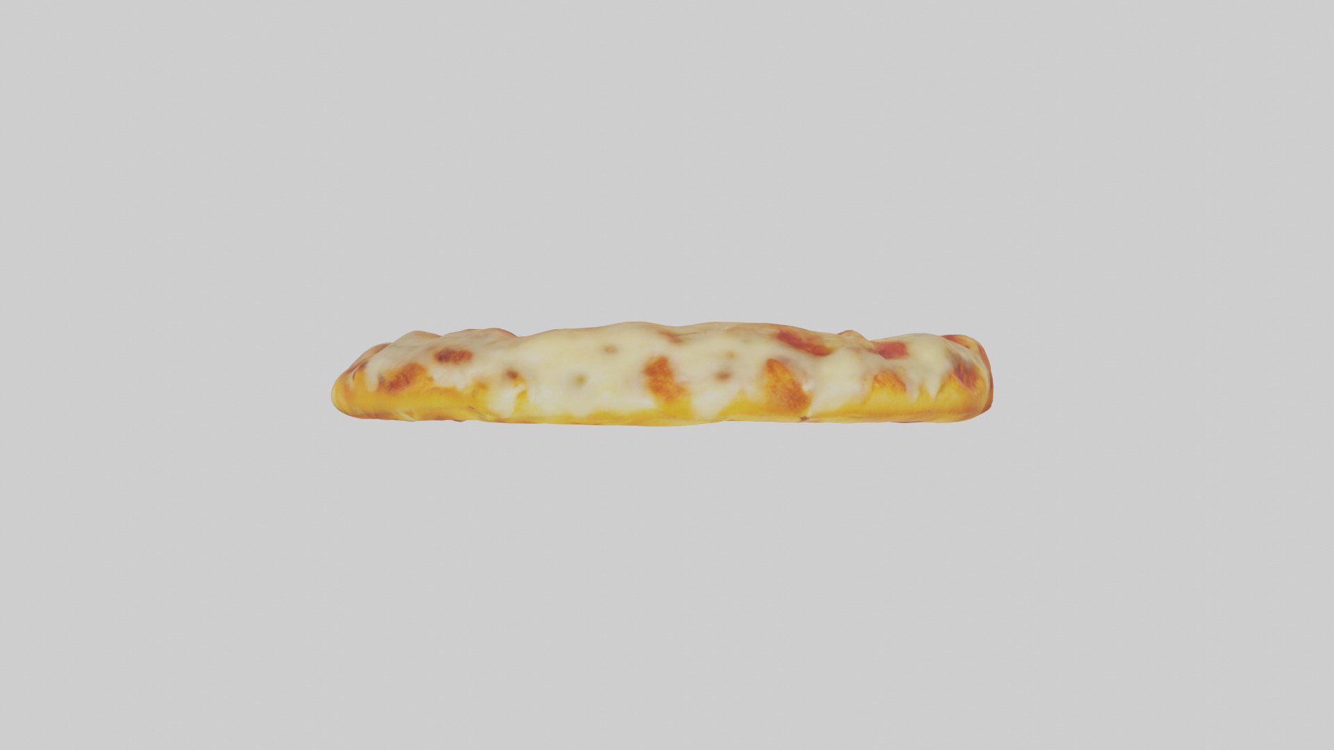 Cheese pizza model 3D model_1