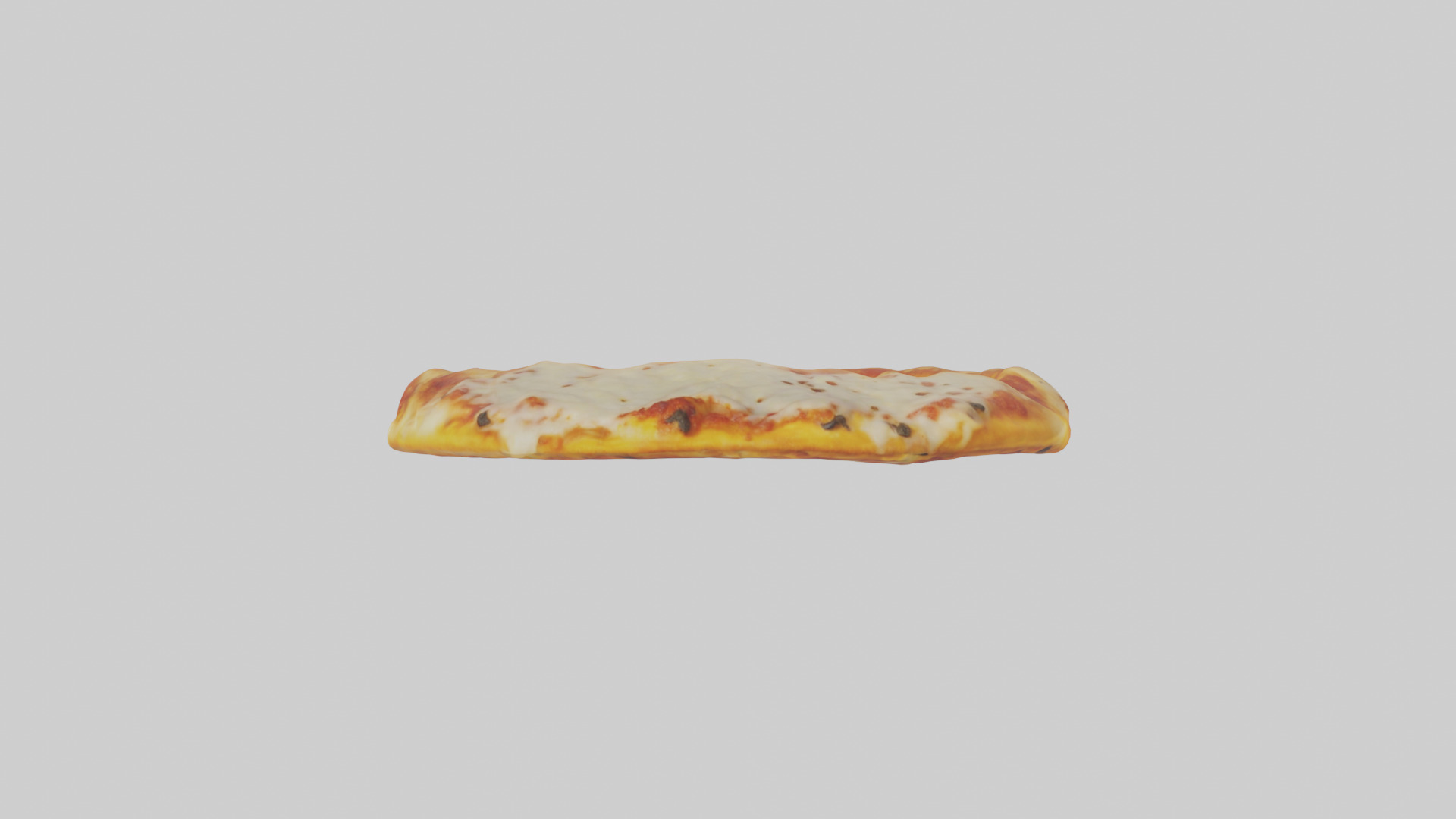 Cheese pizza model 3D model_9