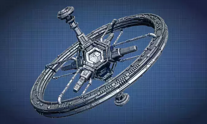 space equipment node 00245 3D model