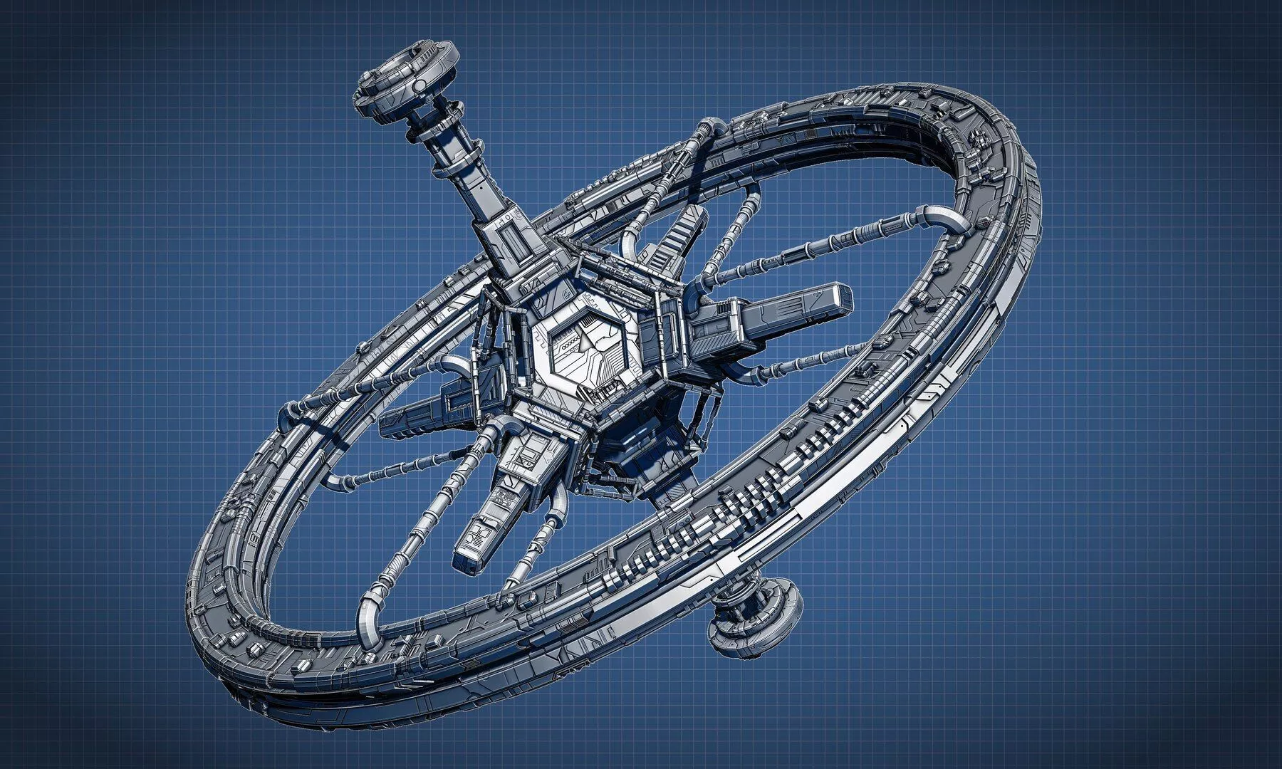 space equipment node 00245 3D model