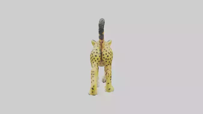 Cheetah Cub statue model