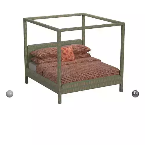 Rowan Fully Upholstered Canopy Bed