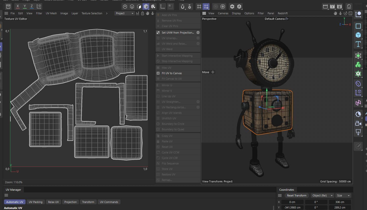 Old Alarm Robot Low-poly 3D model_18