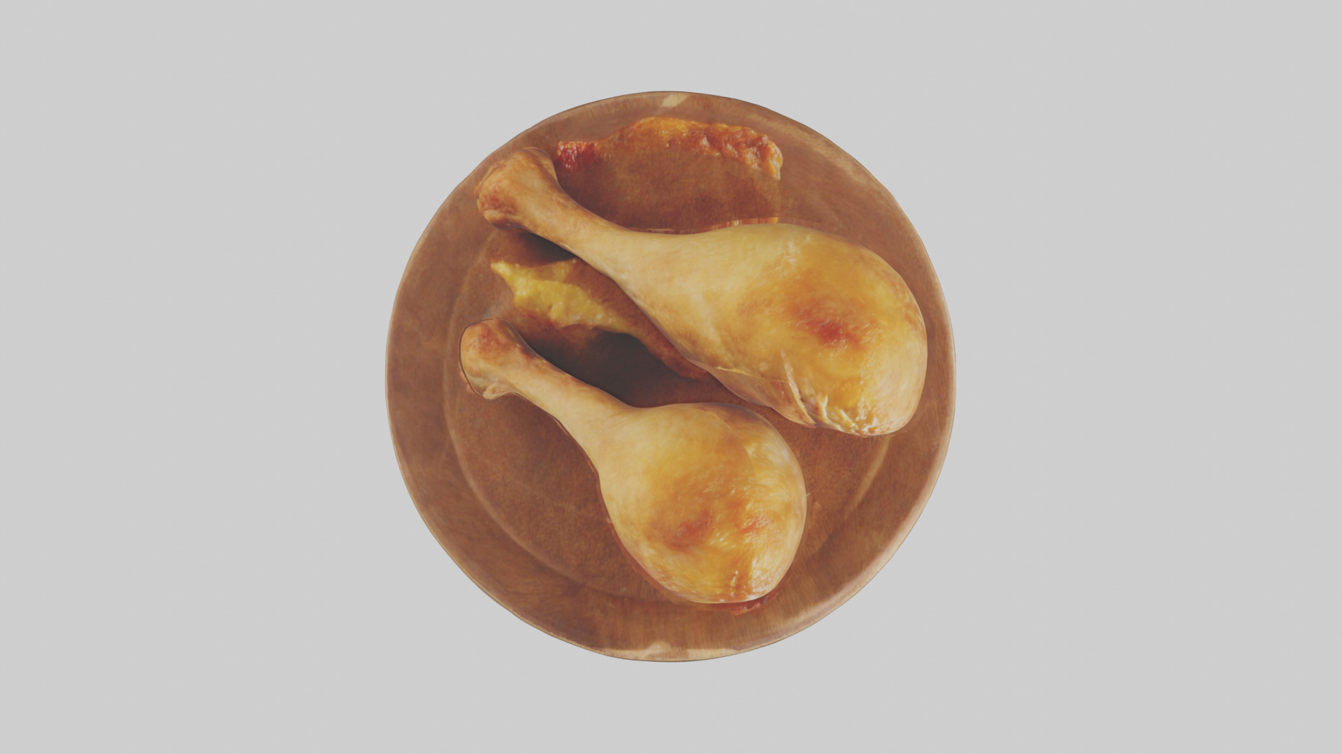 Chicken drumsticks model 3D model_14