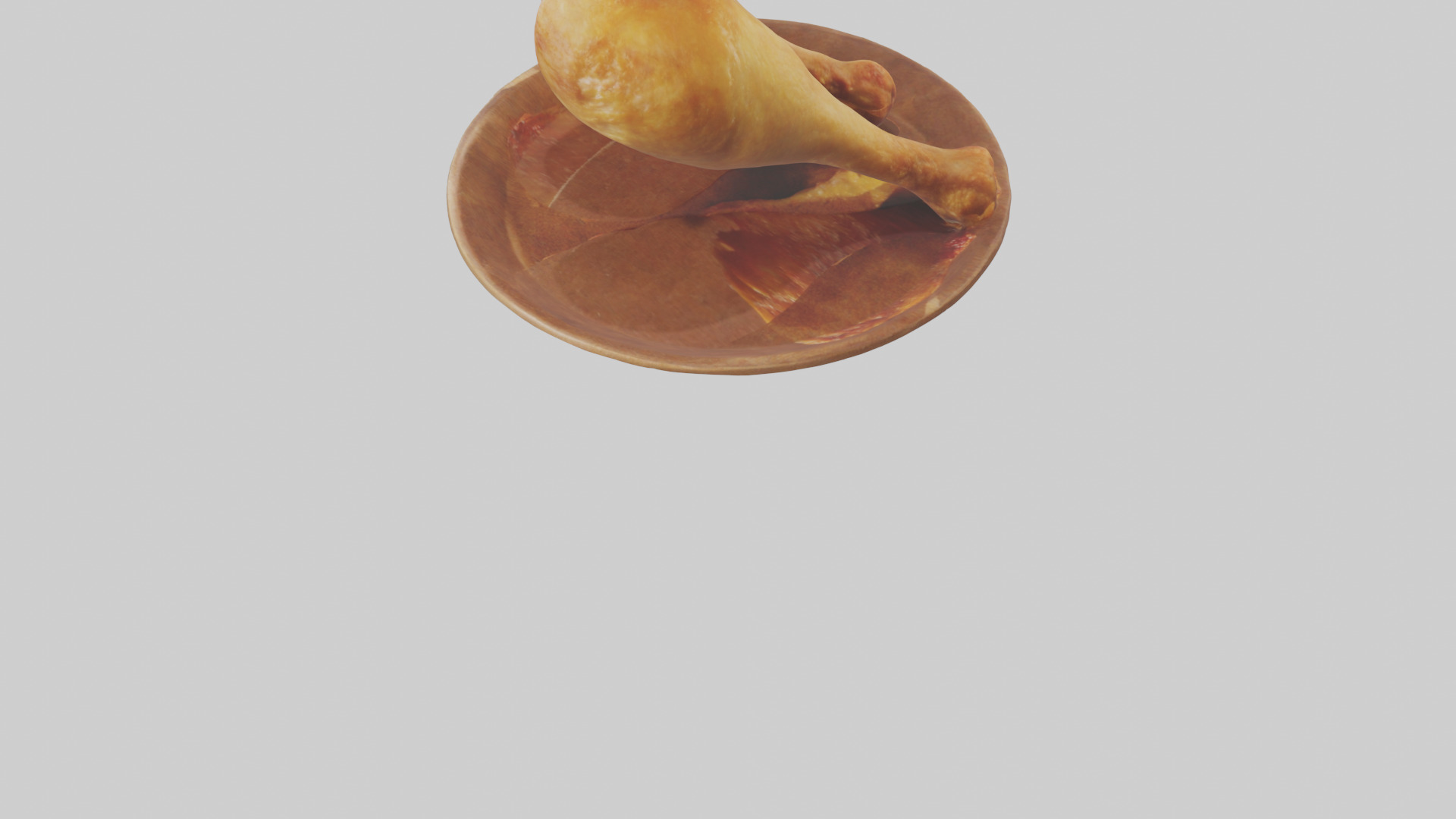 Chicken drumsticks model 3D model_3