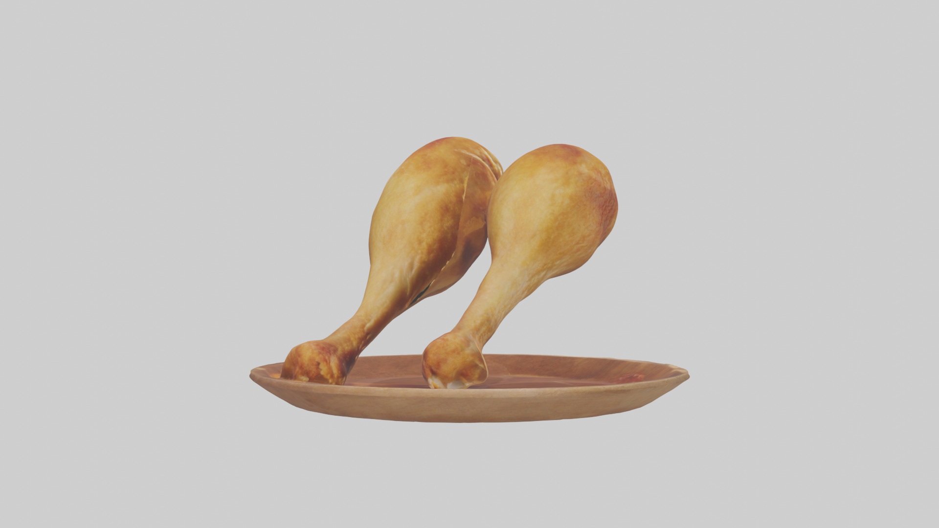 Chicken drumsticks model 3D model_13