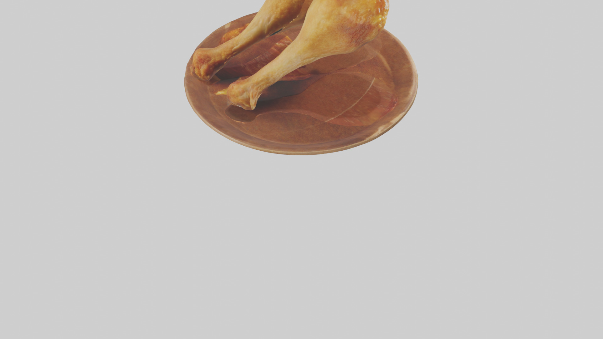 Chicken drumsticks model 3D model_6