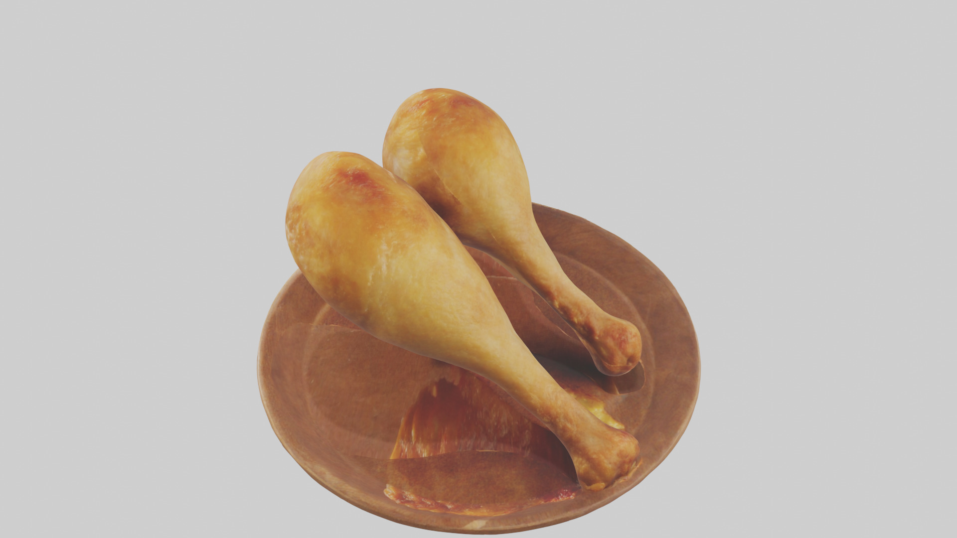 Chicken drumsticks model 3D model_15