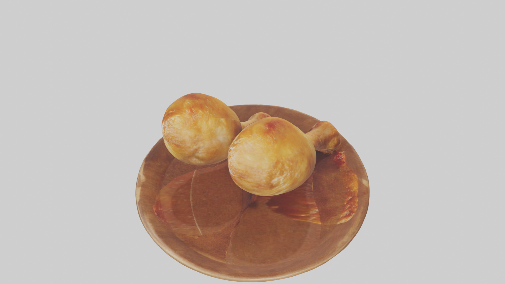 Chicken drumsticks model 3D model_17