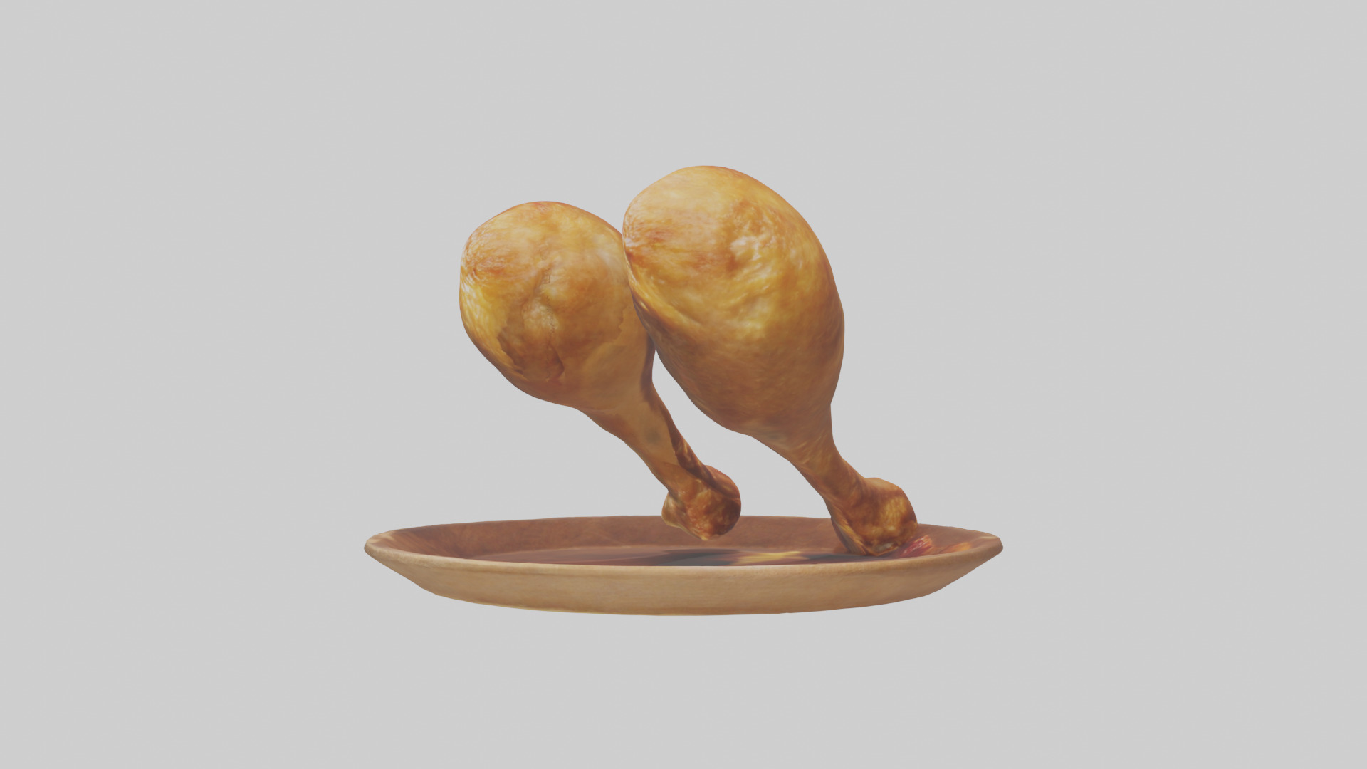 Chicken drumsticks model 3D model_12