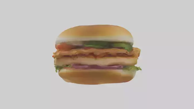 Chicken fillet sandwich model