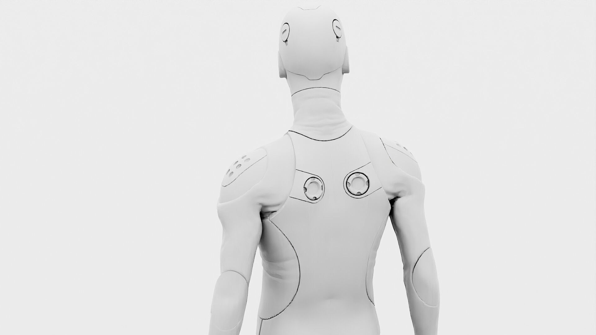 ROB-MECHA D  Rigged for Unreal Engine - Unity - MIXAMO 3D model_35