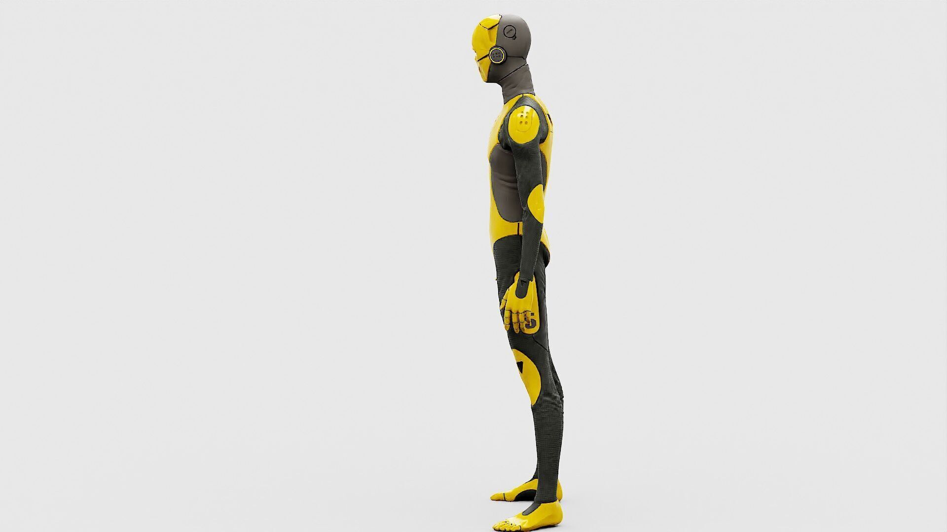 ROB-MECHA D  Rigged for Unreal Engine - Unity - MIXAMO 3D model_11