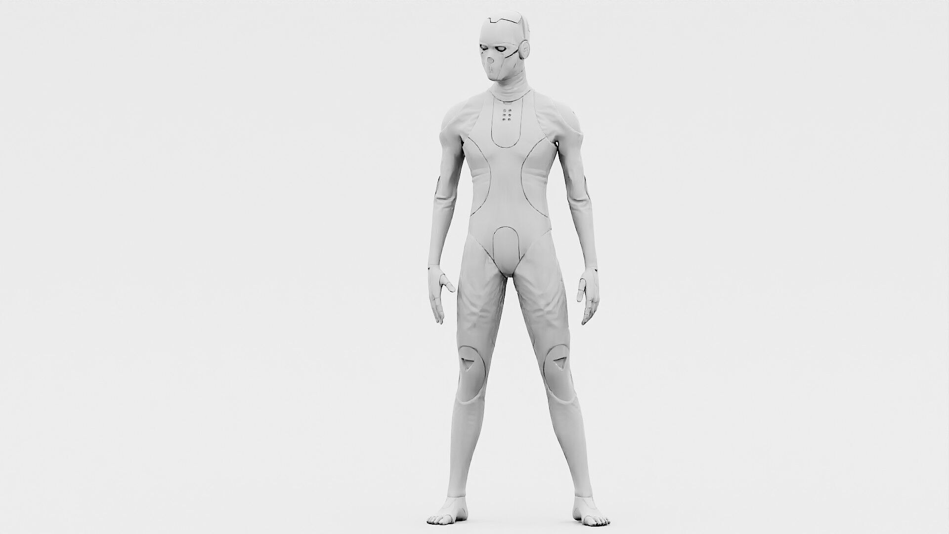 ROB-MECHA D  Rigged for Unreal Engine - Unity - MIXAMO 3D model_32