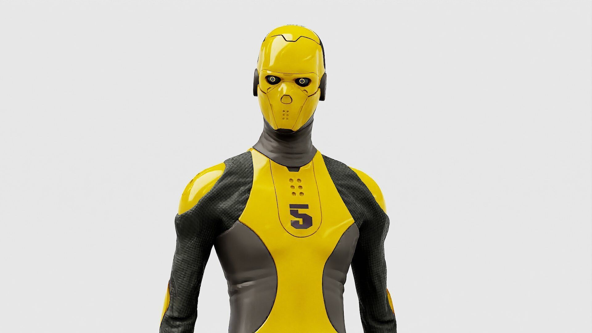 ROB-MECHA D  Rigged for Unreal Engine - Unity - MIXAMO 3D model_2