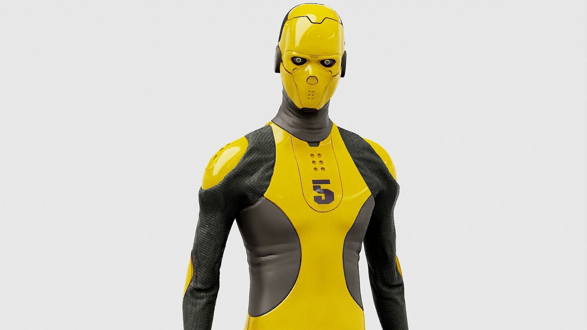 ROB-MECHA D  Rigged for Unreal Engine - Unity - MIXAMO 3D model_23