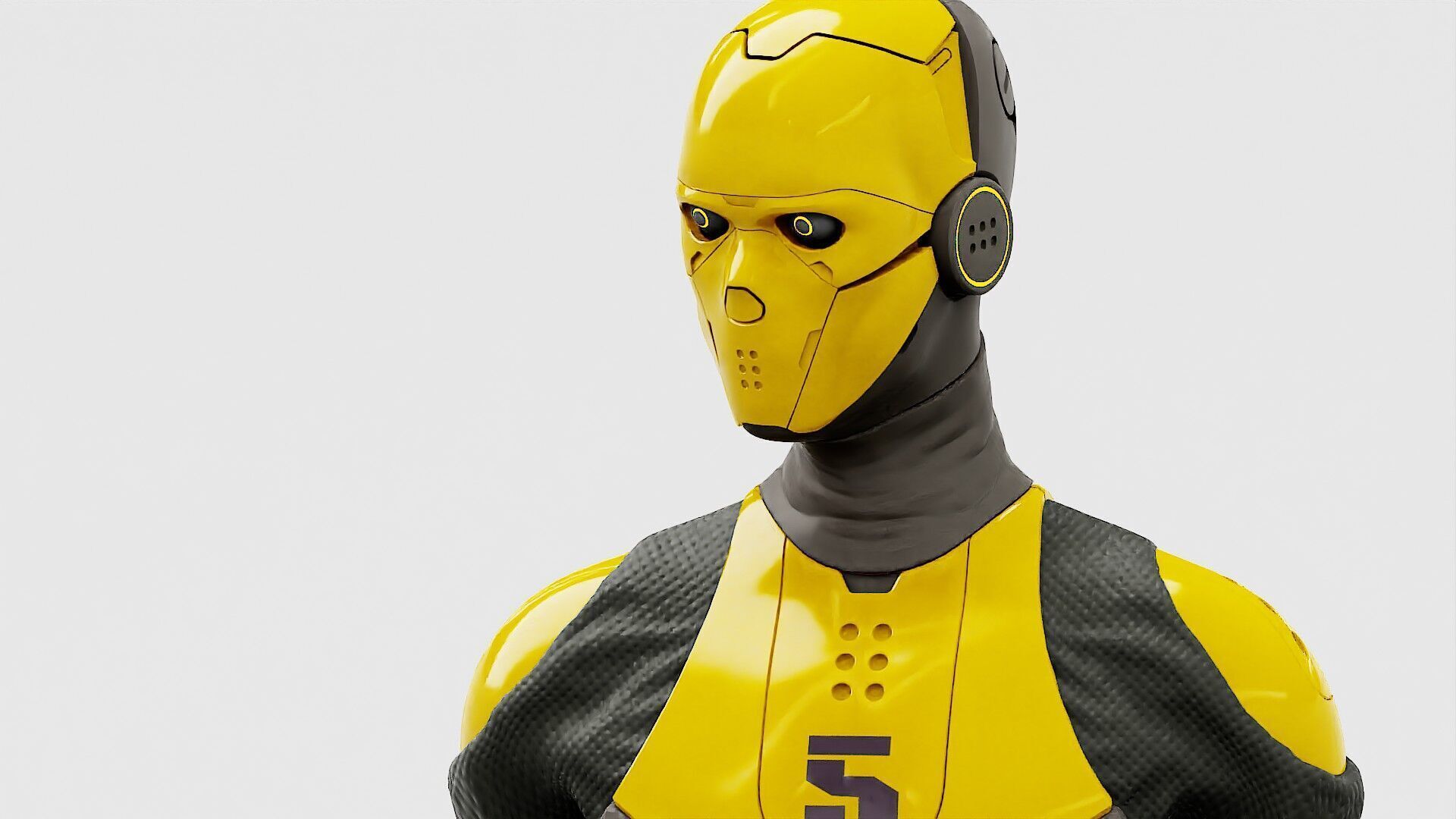 ROB-MECHA D  Rigged for Unreal Engine - Unity - MIXAMO 3D model_24