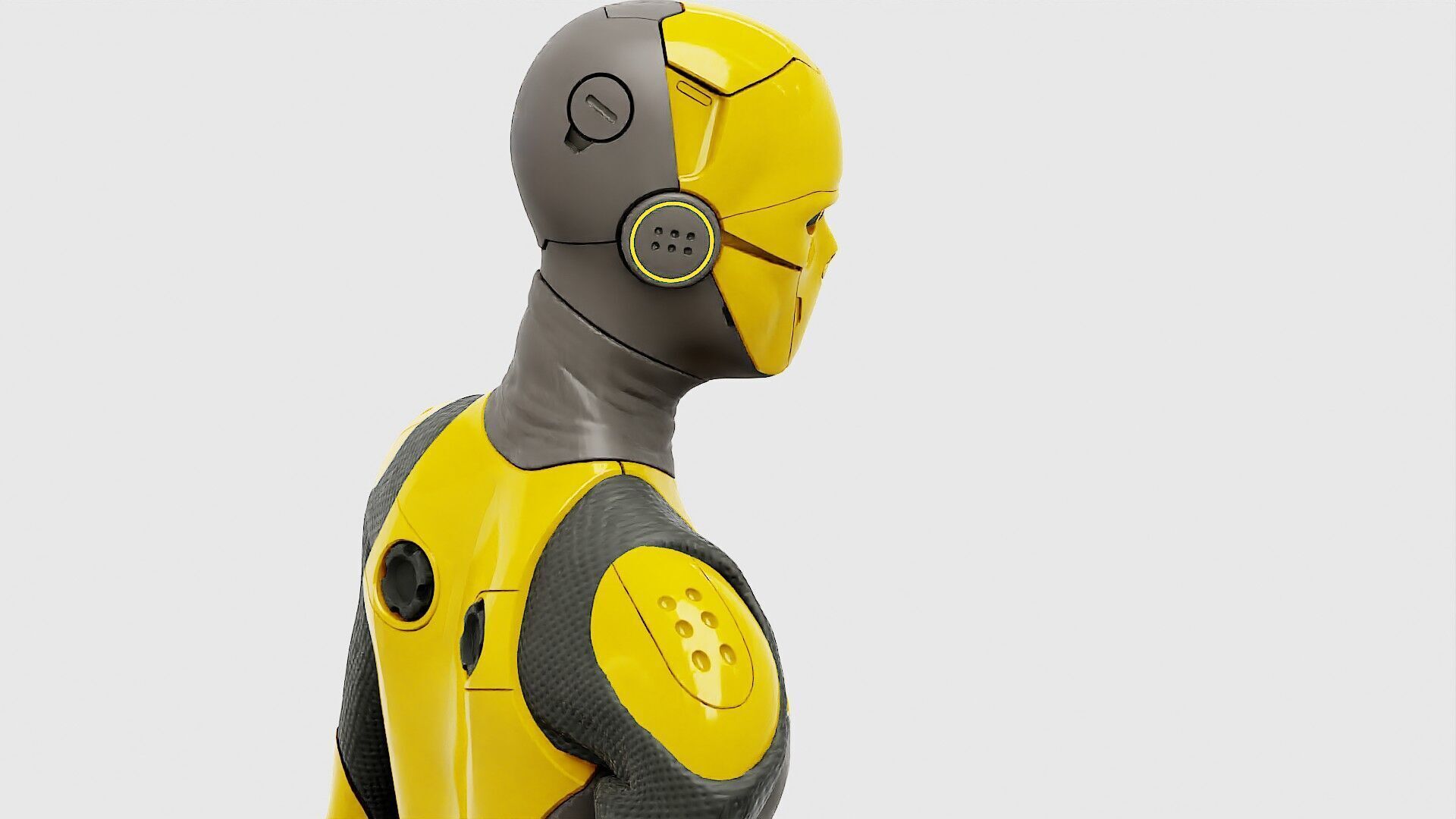 ROB-MECHA D  Rigged for Unreal Engine - Unity - MIXAMO 3D model_26