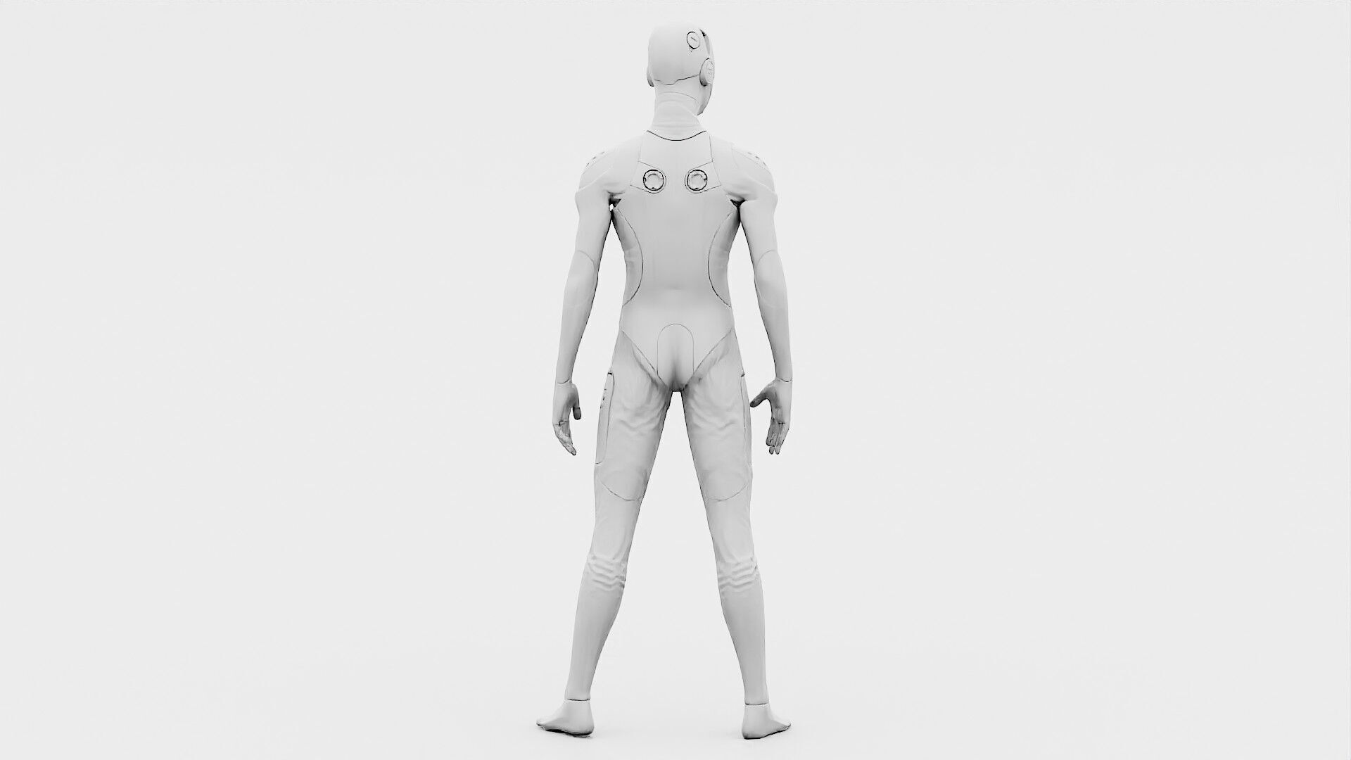 ROB-MECHA D  Rigged for Unreal Engine - Unity - MIXAMO 3D model_33