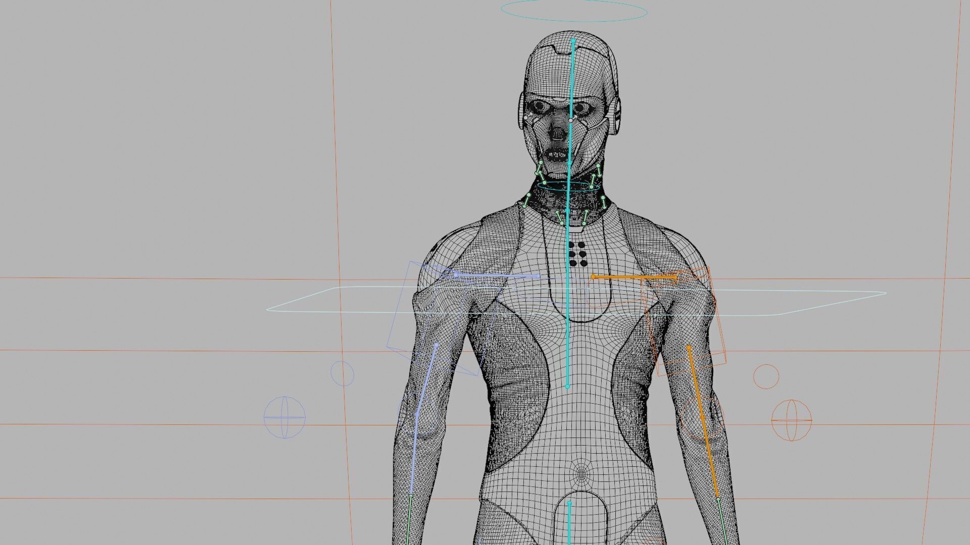 ROB-MECHA D  Rigged for Unreal Engine - Unity - MIXAMO 3D model_42