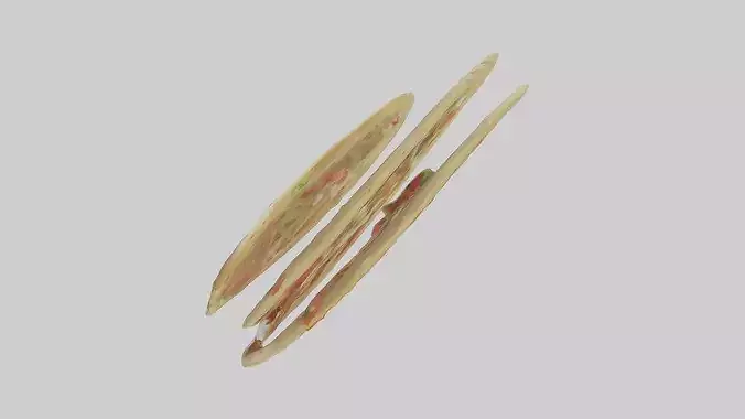 Chicken tacos model 3D model 2