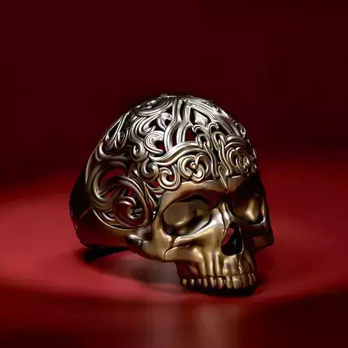 Skull Ring CAD