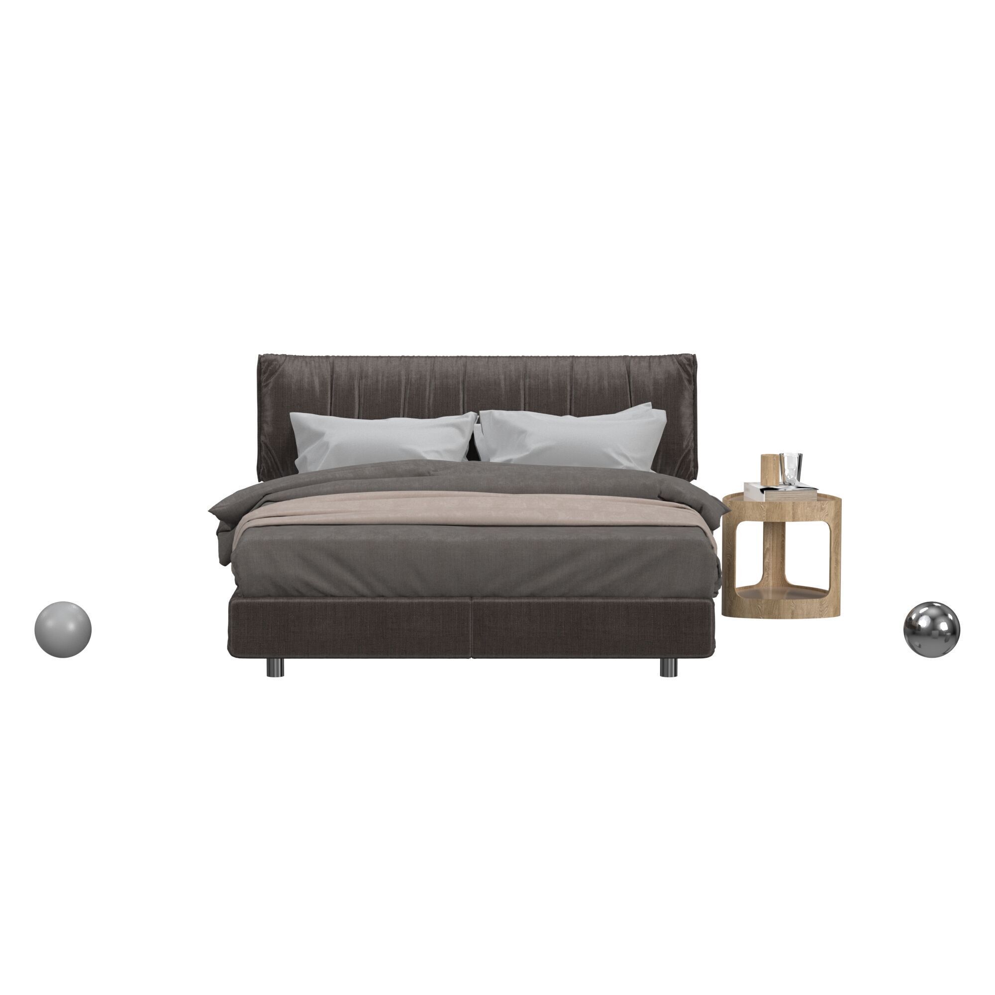 Fluttua Replis Bed Lago designed by Daniele Lago 3D model_1