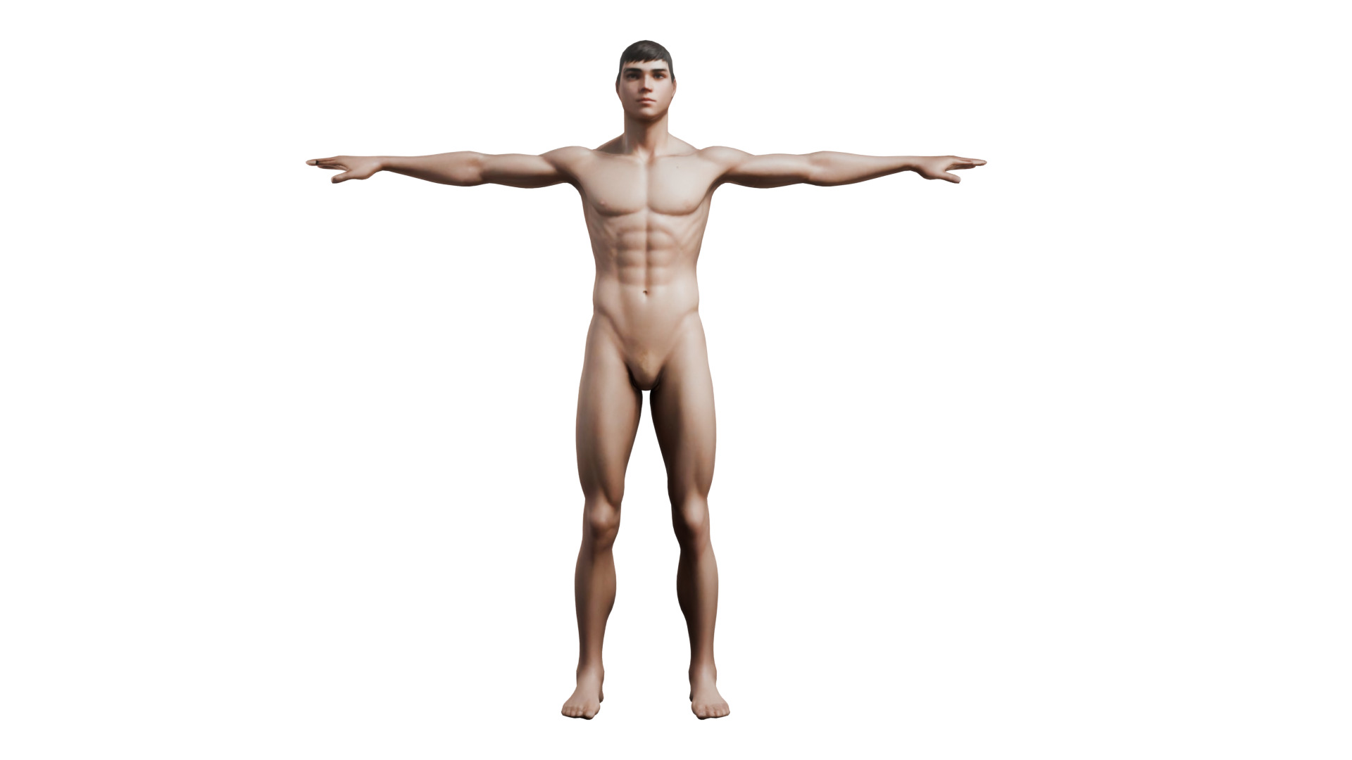 Diverse 3D Body Collection Female Robot Cartoon Kid  More Low-poly 3D model_2