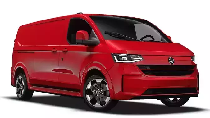 Volkswagen E Transporter L2H1 2025 3D model