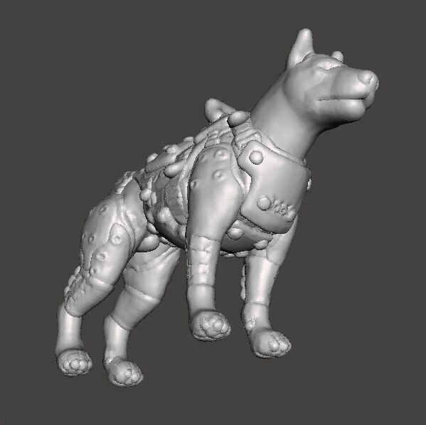 KAMPFHUND 1961 MINIATURE MODEL FIGURE FOR SCIFI GAMES RPG DND 3D print model_7