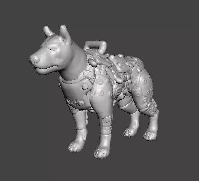 KAMPFHUND 1961 MINIATURE MODEL FIGURE FOR SCIFI GAMES RPG DND 3D print model_0