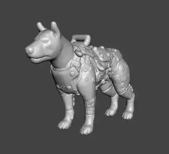 KAMPFHUND 1961 MINIATURE MODEL FIGURE FOR SCIFI GAMES RPG DND 3D print model