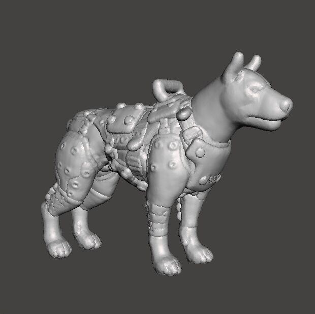 KAMPFHUND 1961 MINIATURE MODEL FIGURE FOR SCIFI GAMES RPG DND 3D print model_1