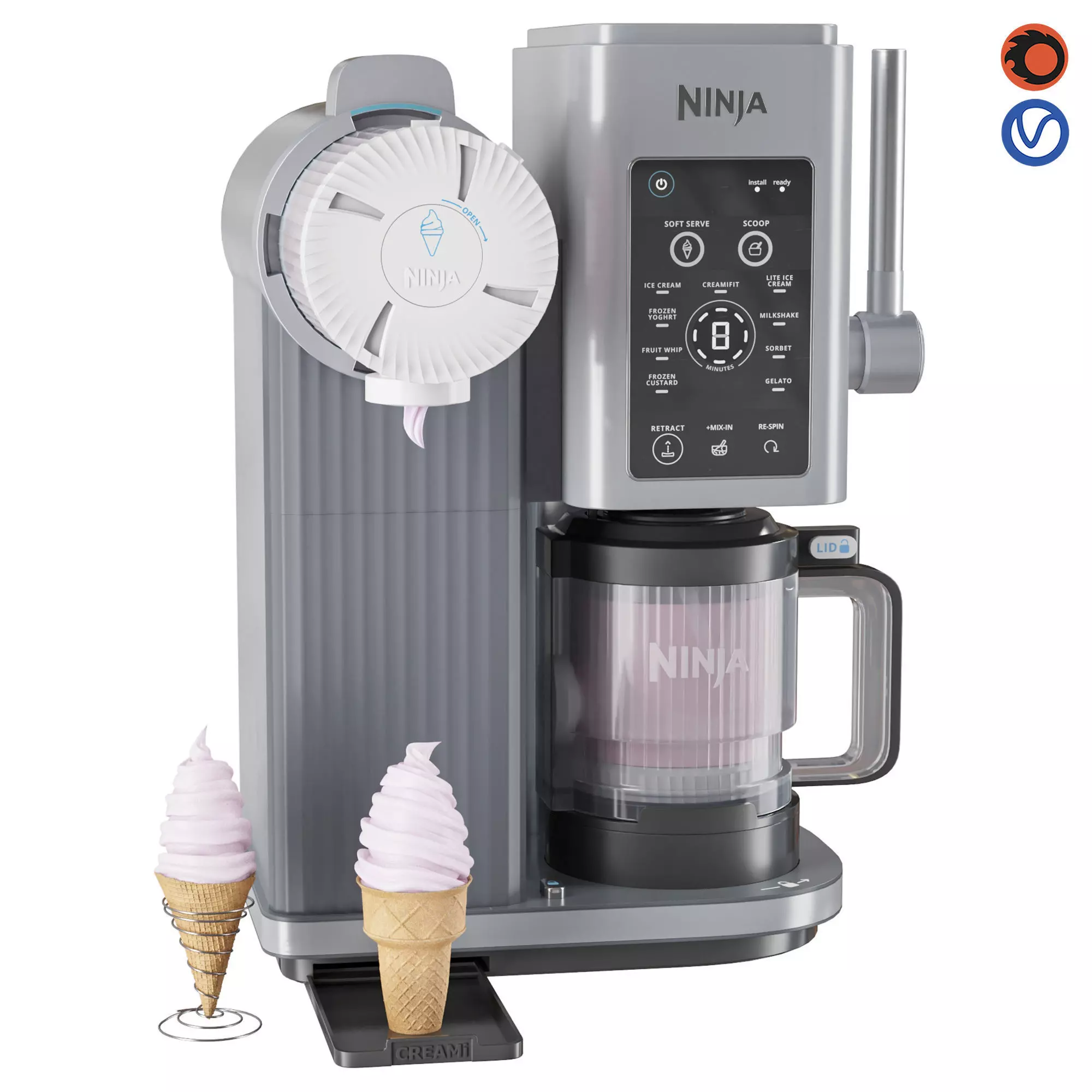 Ninja Ice Cream Maker NC701 3D model