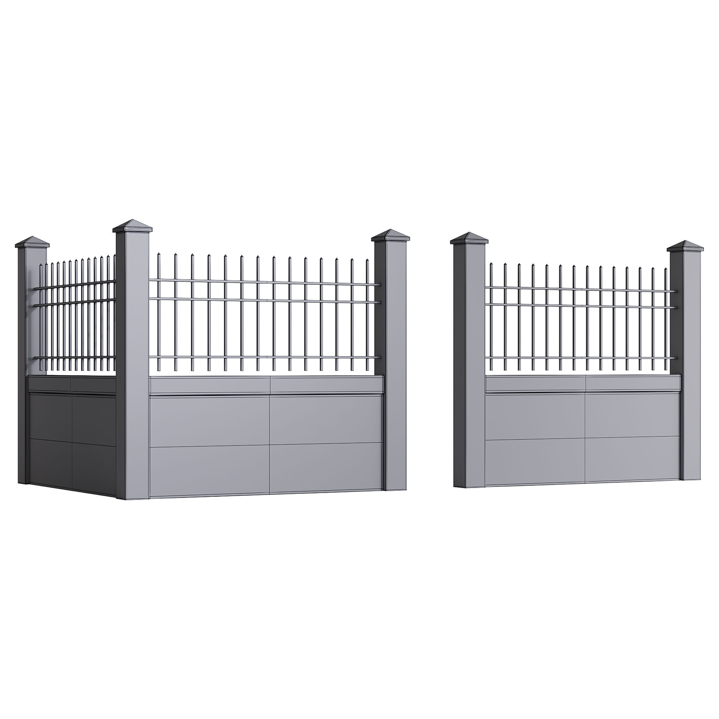 Fencing 48 3D model_13