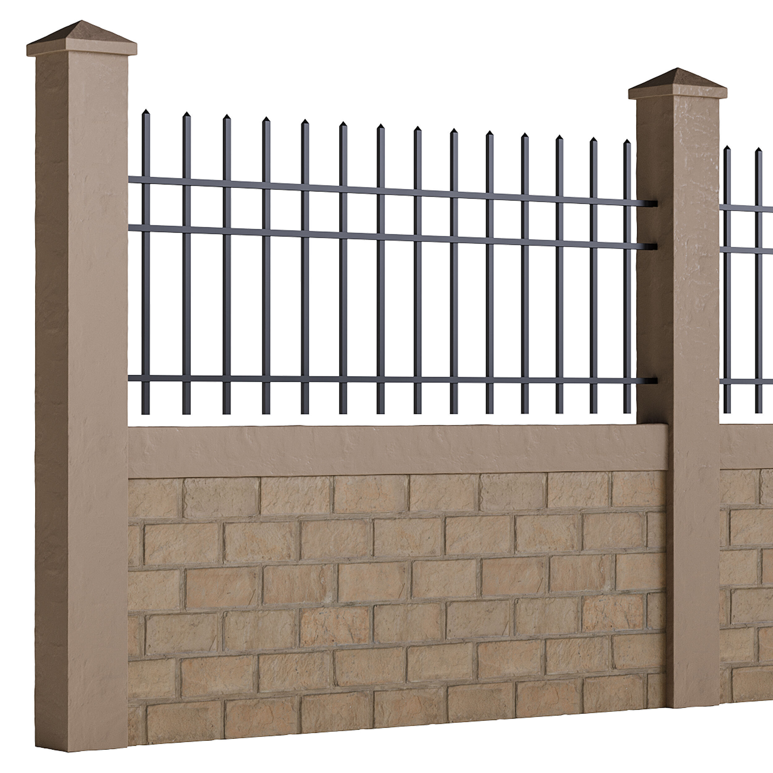 Fencing 48 3D model_10