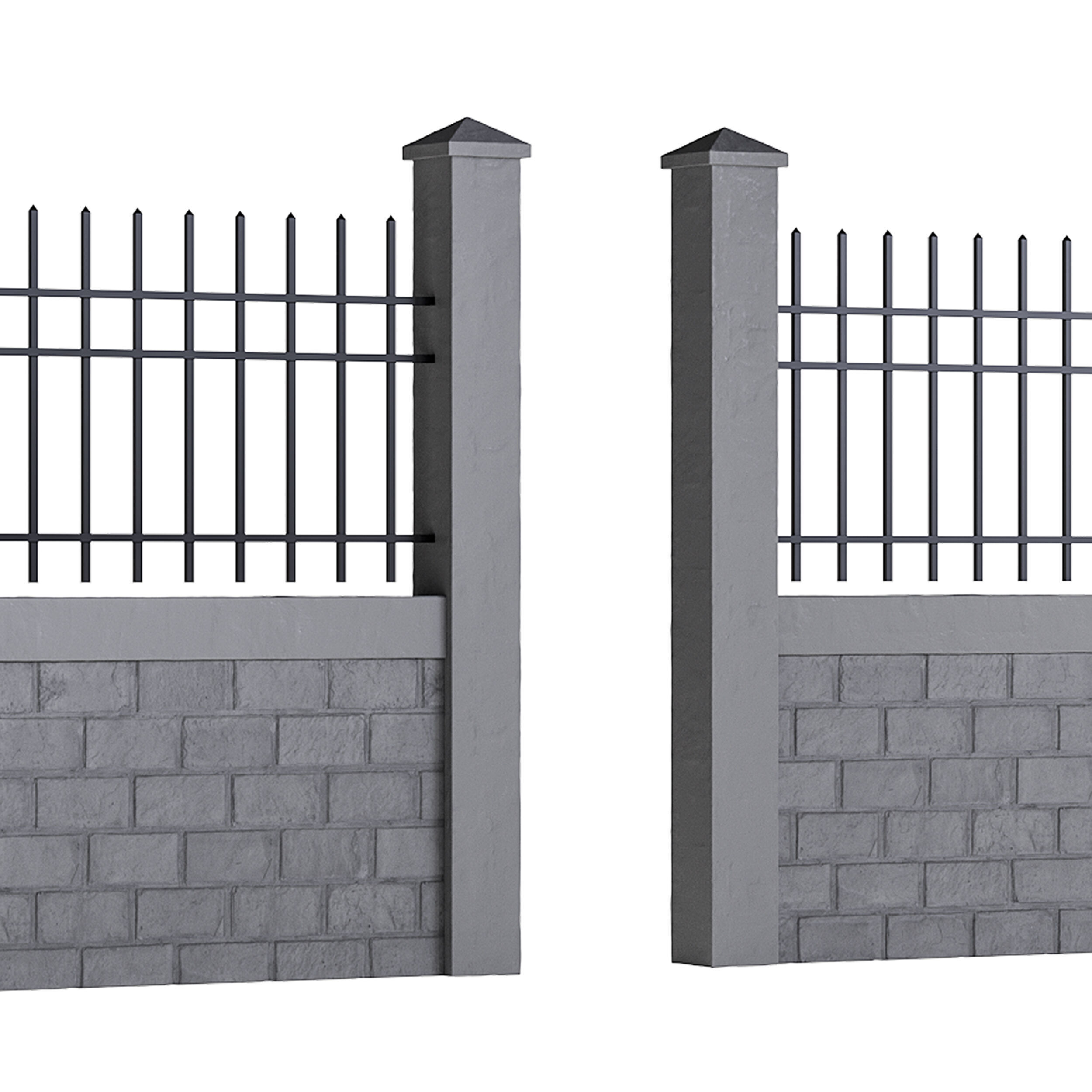 Fencing 48 3D model_7