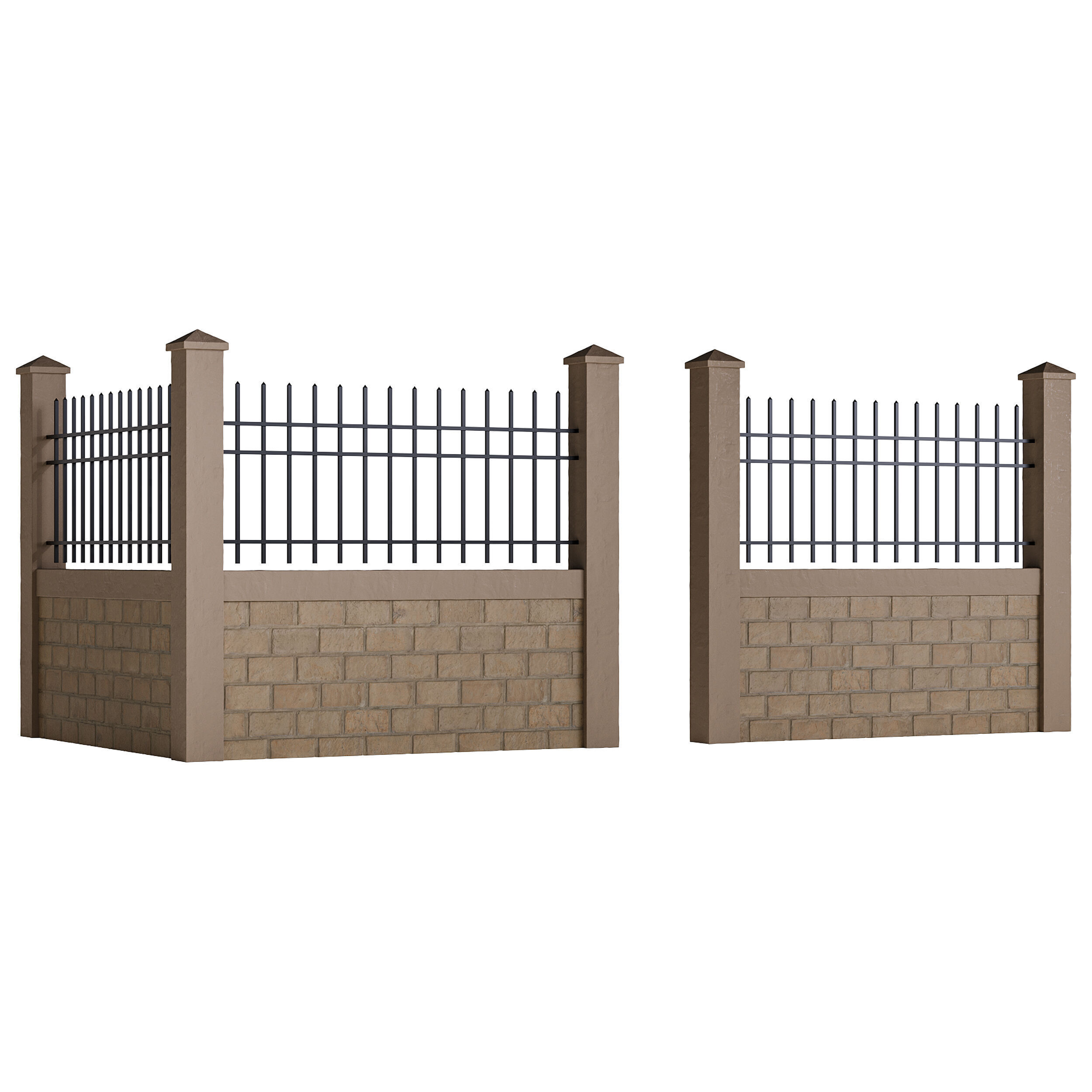 Fencing 48 3D model_3
