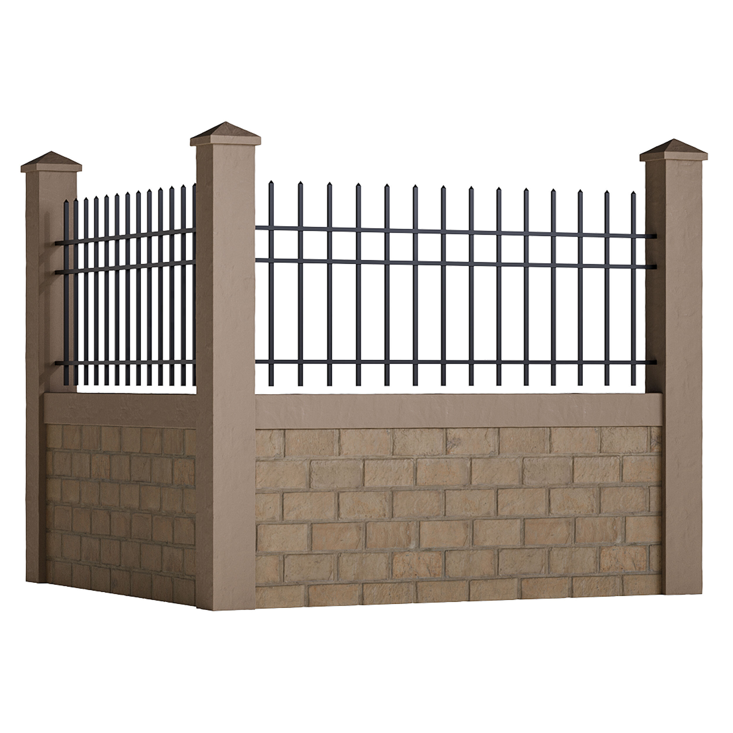 Fencing 48 3D model_12